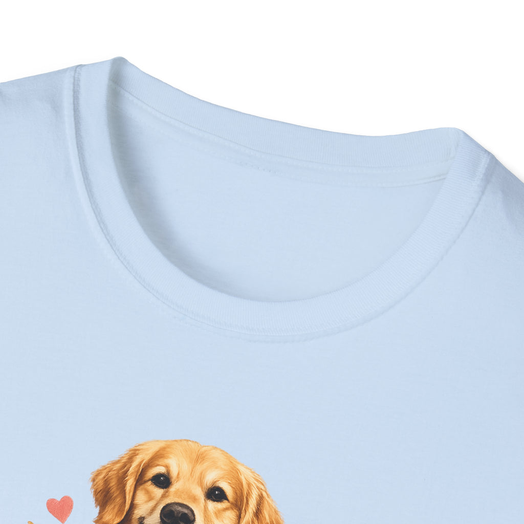 Golden Retriever Mom T-Shirt — Floral Dog Lover Tee