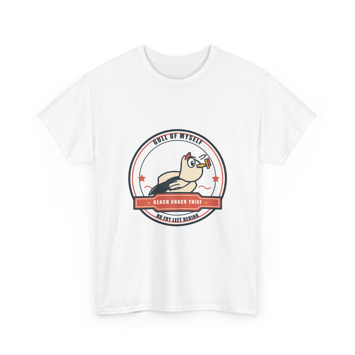 Gull of Myself Seagull Tee — Beach Snack Thief Shirt