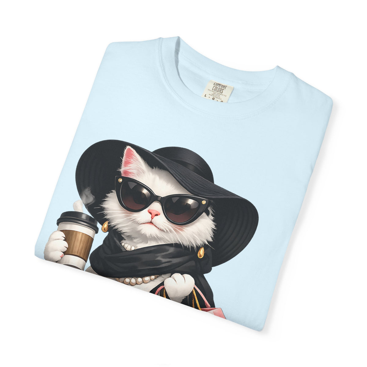 Shopping Queen Shirt, Funny Chic Cat Tee, Shopping Lover Gift