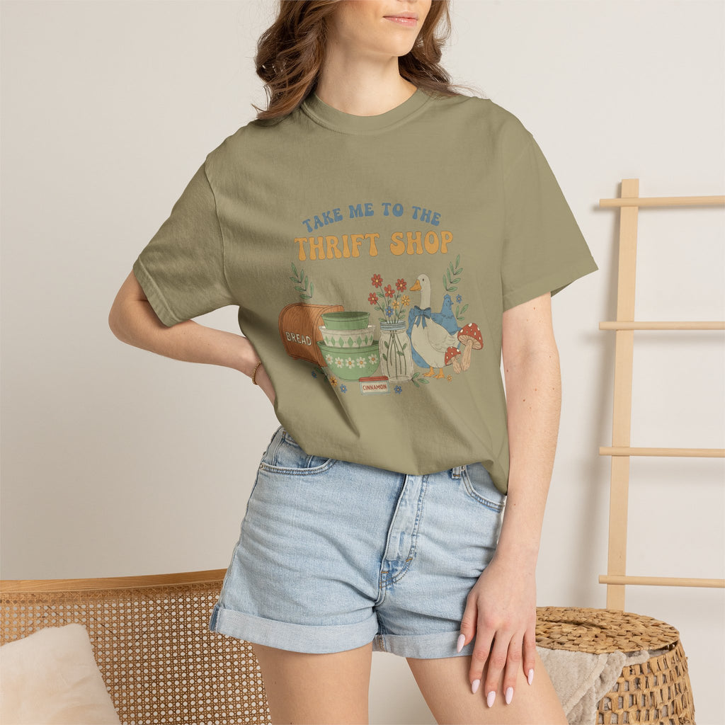 Take Me To The Thrift Shop Tall Shirt, Thrifted Treasures Still Life Tee, Vintage Lover Shirt, Thrifting Gift