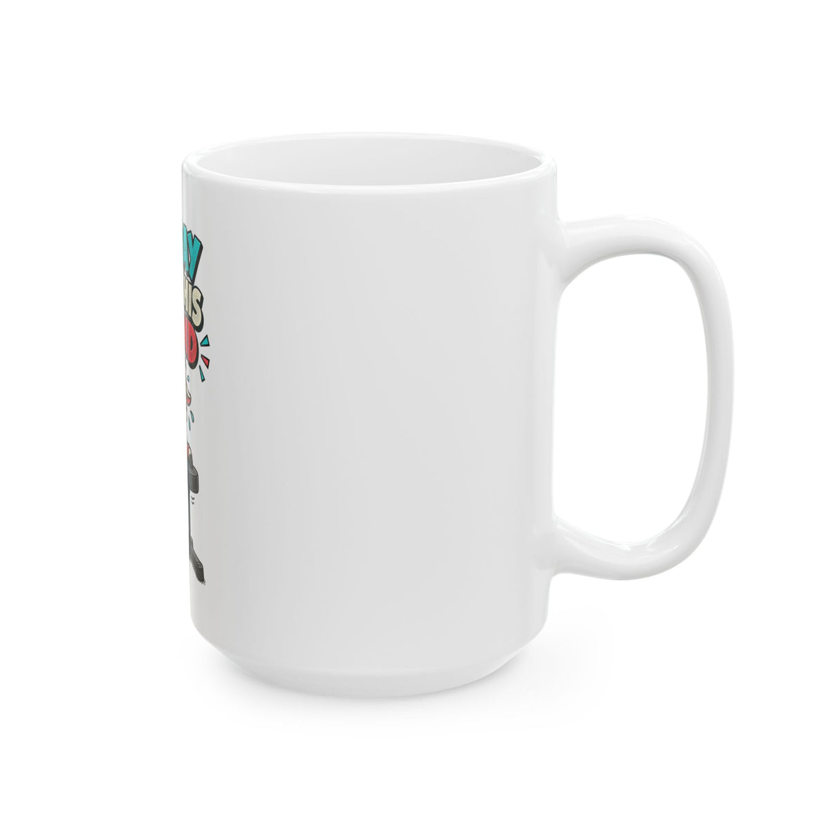 Leg Day Won This Round Mug, Funny Gym Lover Gift for Him Her, Workout Christmas Gift, Coffee Mug 11oz 15oz