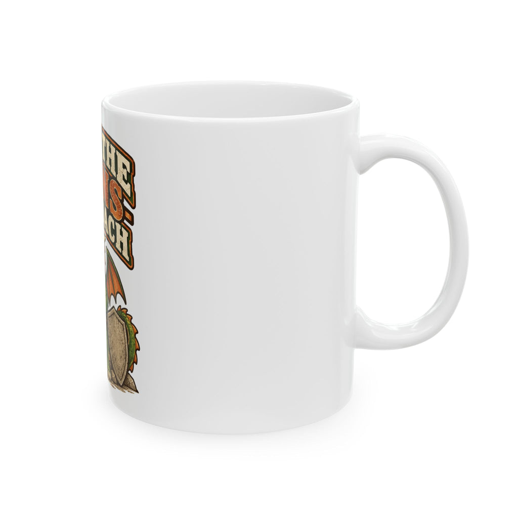 Hark The Gains Approach Mug, Funny Gym Lover Gift for Him Her, Workout Christmas Gift, Coffee Mug 11oz 15oz