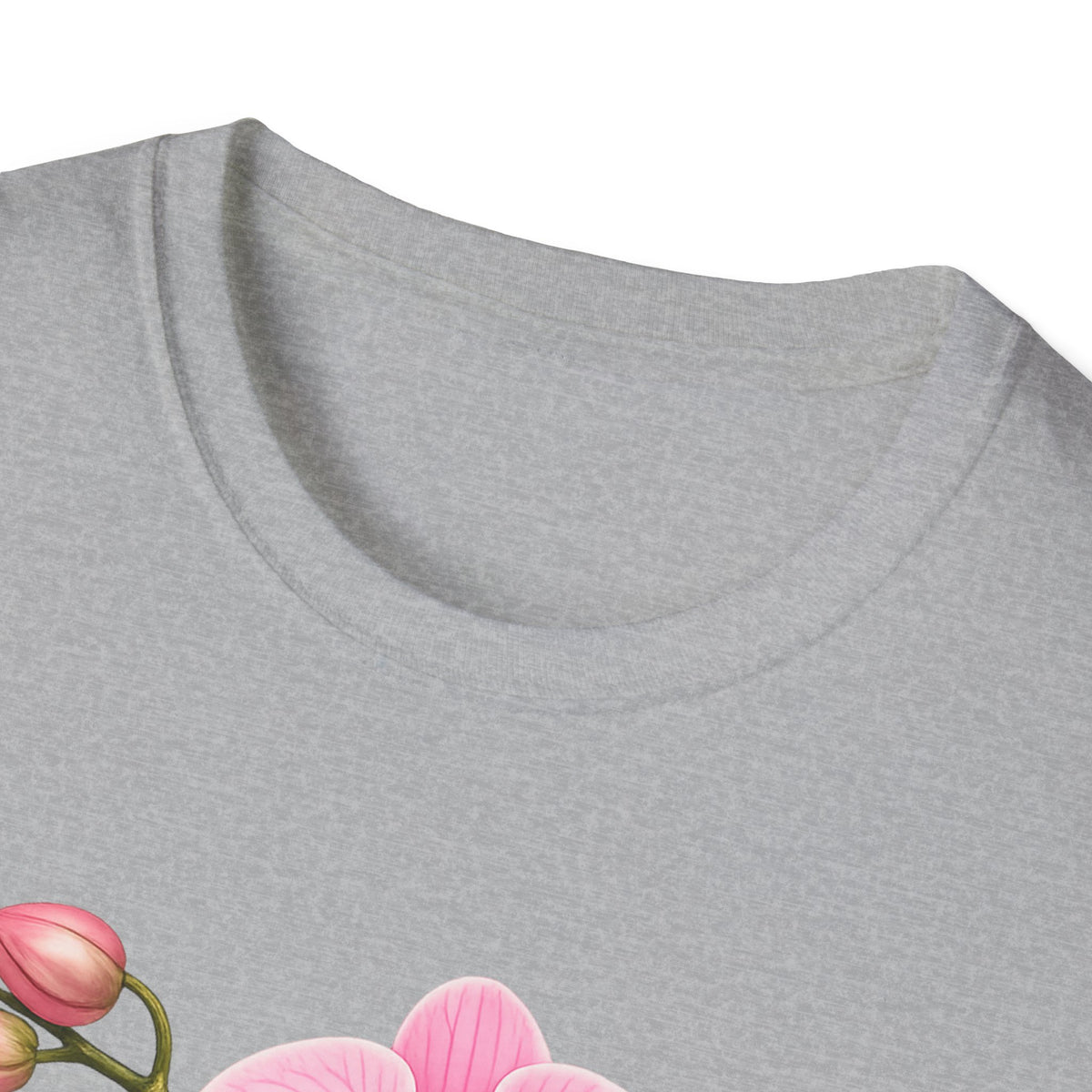 Orchid Floral T-Shirt — Pink Phalaenopsis Blossom Tee