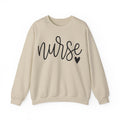 Nurse Sweatshirt Script Heart, Minimalist Nurse Cursive Sweatshirt, Nurse Week Gift, Simple RN Sweatshirt, Nursing Student Gift, Nurse Appre