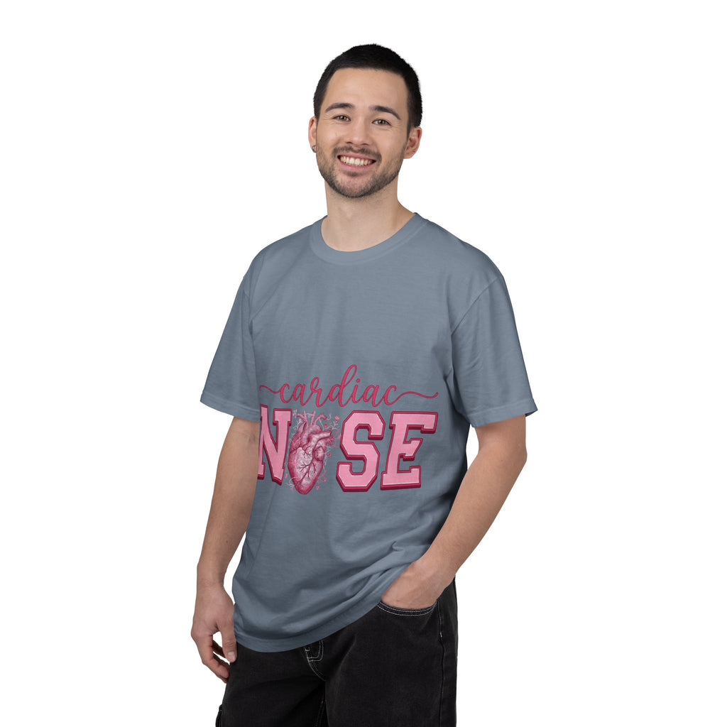 Cardiac Nurse Anatomical Heart Shirt, Pink Varsity Cardiology Tee, Cardiac RN Shirt, Nurse Gift