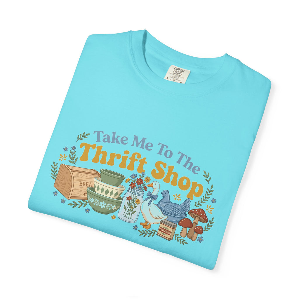 Take Me To The Thrift Shop Wide Shirt, Retro Thrift Finds Tee, Vintage Pyrex Shirt, Thrifter Gift