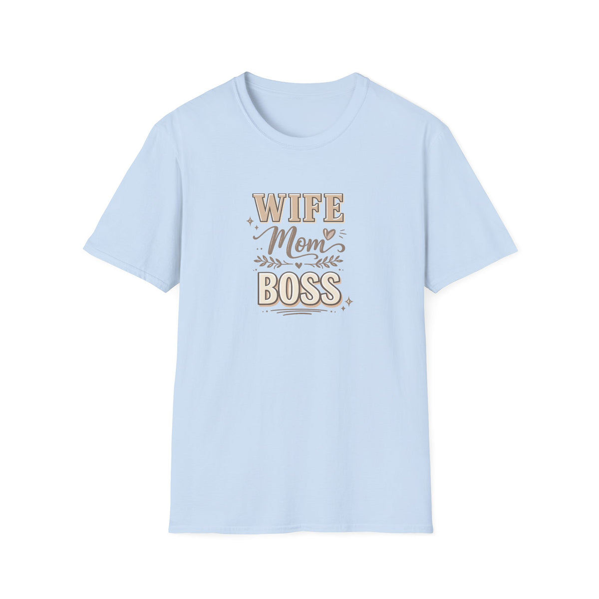 Wife Mom Boss Shirt, Mom Life Graphic Tee, Mothers Day Gift