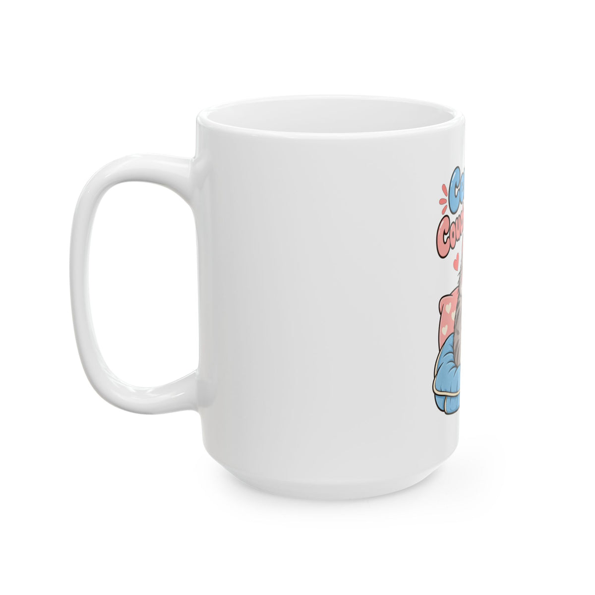 Certified Couch Inspector Ceramic Coffee Mug, 11oz or 15oz