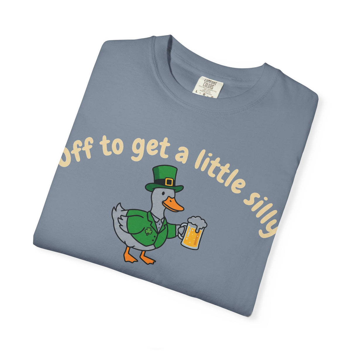Off To Get A Little Silly Shirt, St Patricks Day Duck Beer Tee, Funny Irish Duck Shirt, Paddys Day Gift