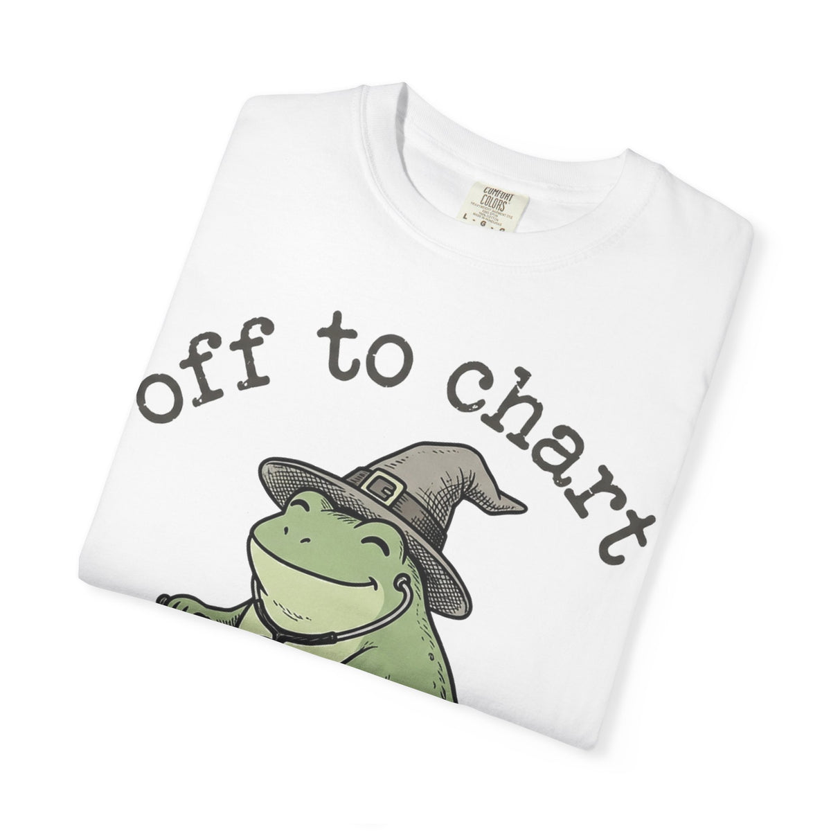 Off To Chart Shirt, Funny Witch Frog Nurse Tee, Charting Nurse Scooter Shirt, RN Gift