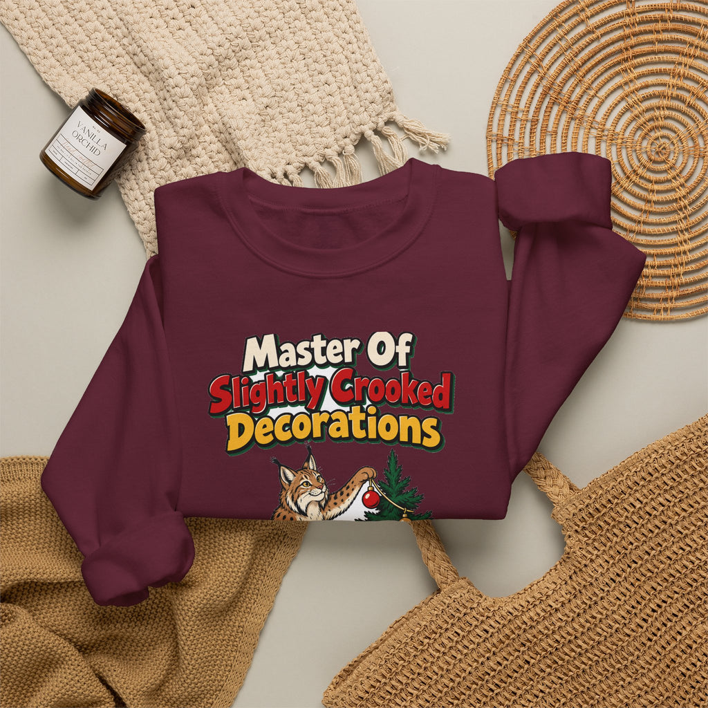 Master Of Slightly Crooked Decorations Sweatshirt | funny husband gift | Dad Gift
