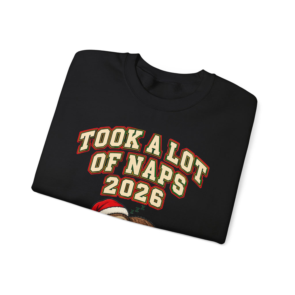 Funny Christmas Ornament Took A Lot Of Naps 2026 Mug Sweatshirt Dated Keepsake Gift for Dad New Parent Tired Mom Sloth