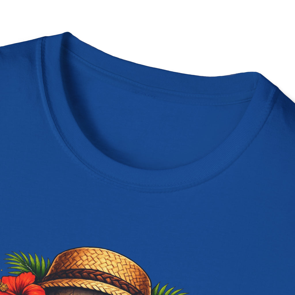 Tropical Vibes Shirt, Floral Skull Summer Tee, Beach Lover Gift
