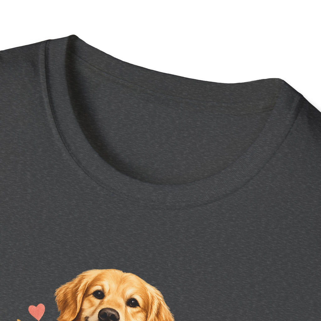 Golden Retriever Mom T-Shirt — Floral Dog Lover Tee