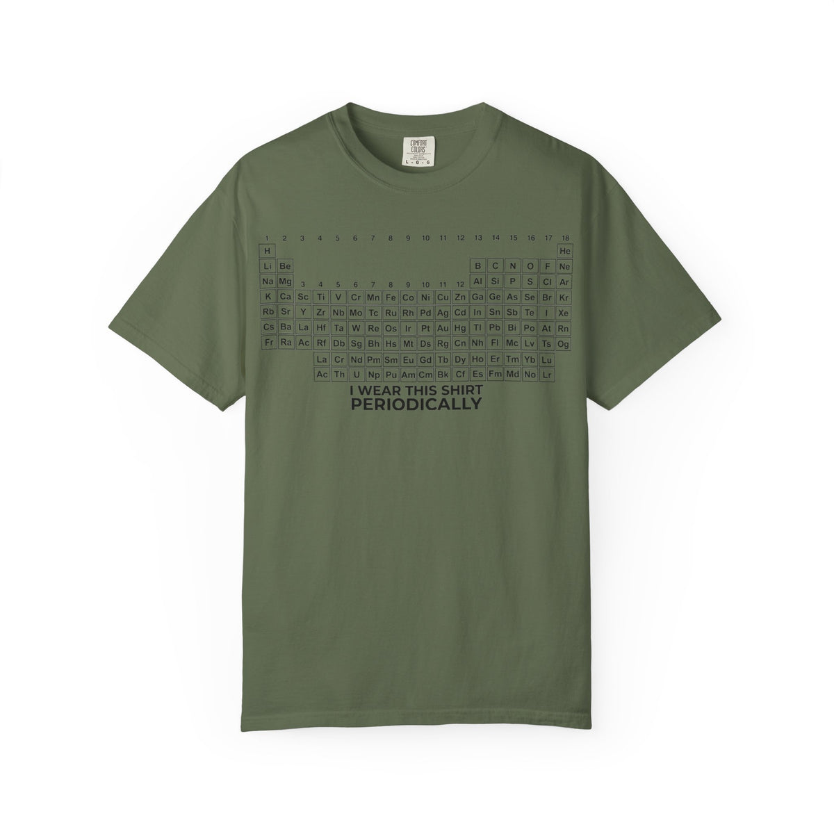 I Wear This Shirt Periodically Wide Shirt, Periodic Table Pun Tee, Chemistry Teacher Shirt, Science Gift
