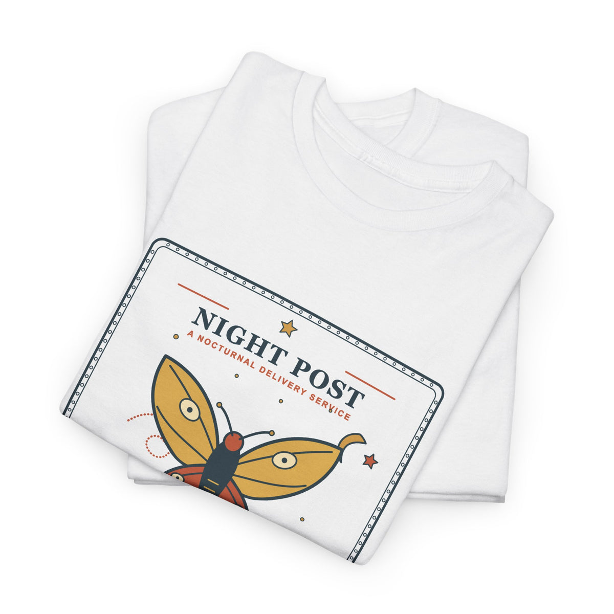 Night Post Moth Route No. 07 T-Shirt — After Dark Mail Tee