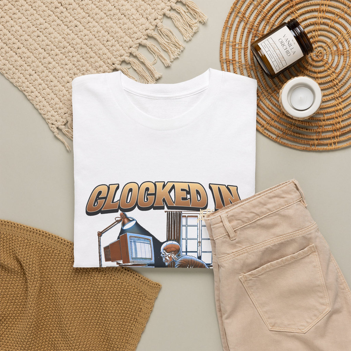 Clocked In AFK T-Shirt | Funny Office Humor Graphic Tee