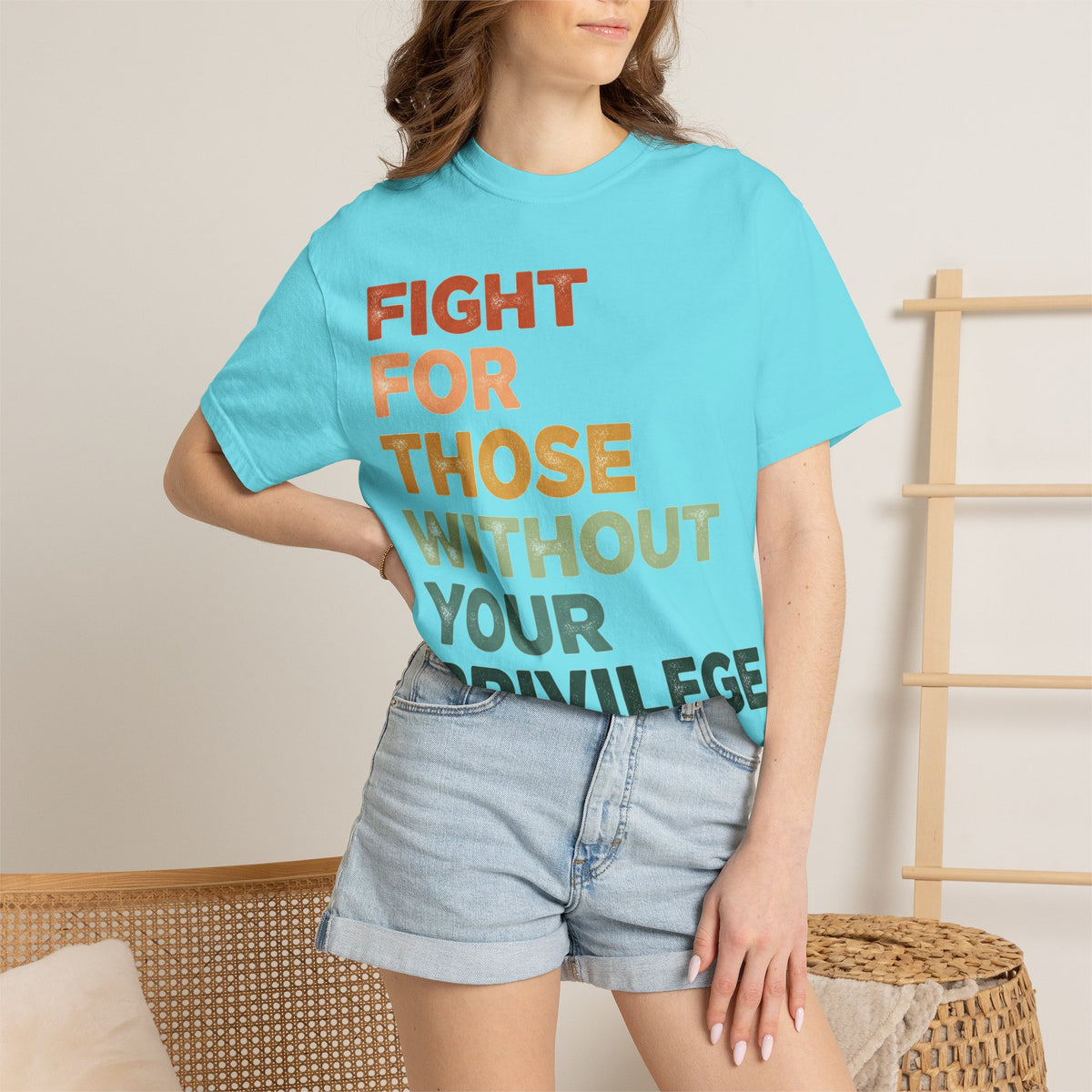 Fight For Those Without Your Privilege Shirt, Retro Activist Typography Tee, Social Justice Shirt, Ally Gift
