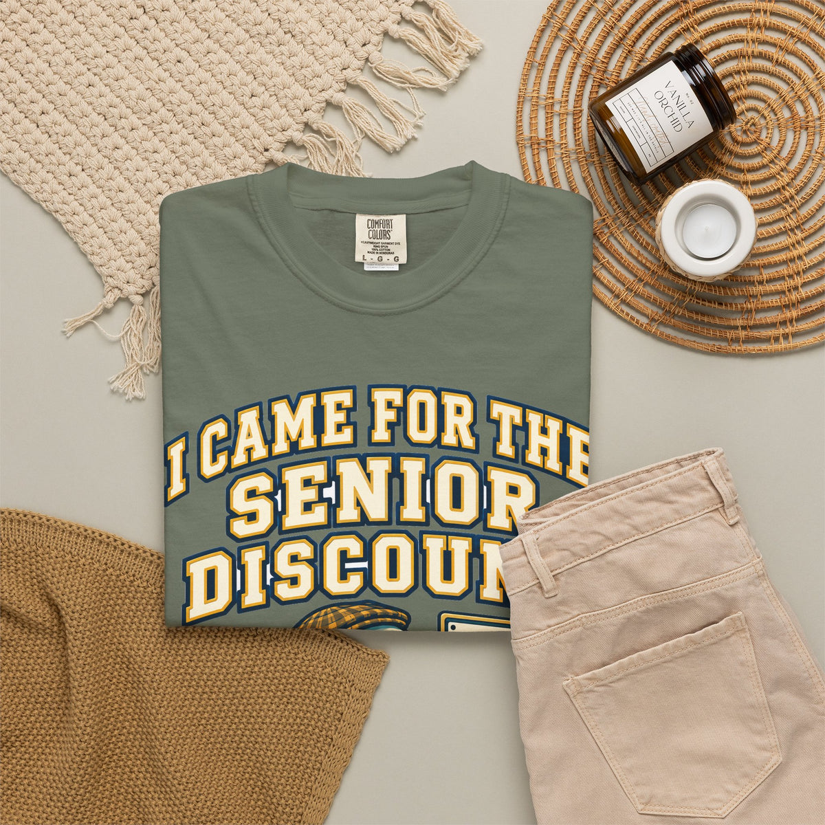 Funny Retirement Shirt I Came For The Senior Discount, Retirement Gift Tee, Comfort Colors Graphic Shirt
