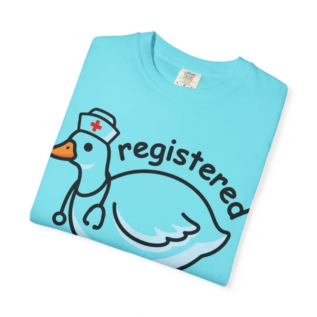 Registered Silly Goose Wide Shirt, Long Neck Nurse Goose Tee, Funny Nurse Shirt, RN Gift