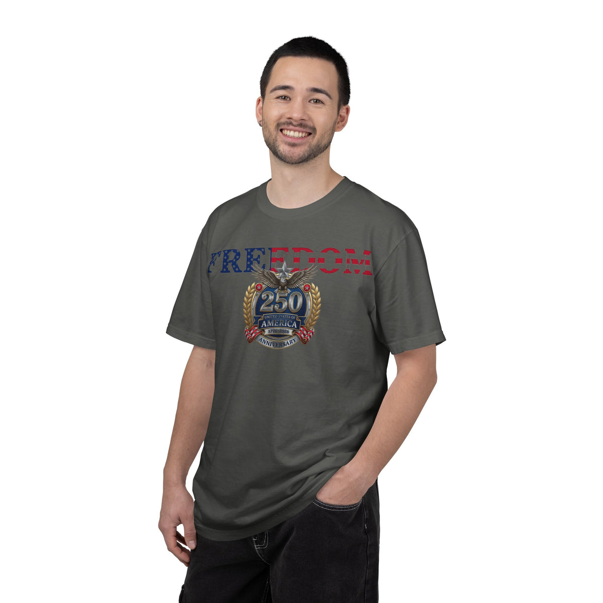 Freedom America 250 Shirt, Semiquincentennial 1776-2026 Tee, Patriotic Anniversary Shirt, Fourth Of July Gift
