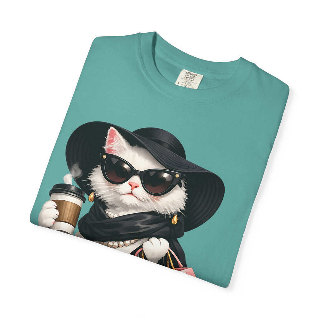 Shopping Queen Shirt, Funny Chic Cat Tee, Shopping Lover Gift