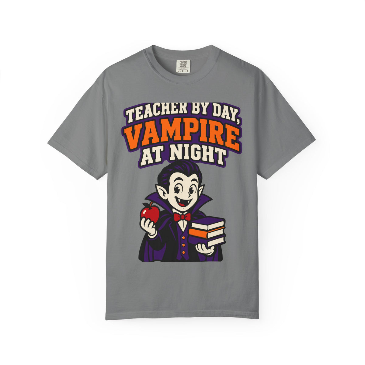 Teacher By Day, Vampire At Night Halloween Shirt, Funny Teacher Vampire Tee