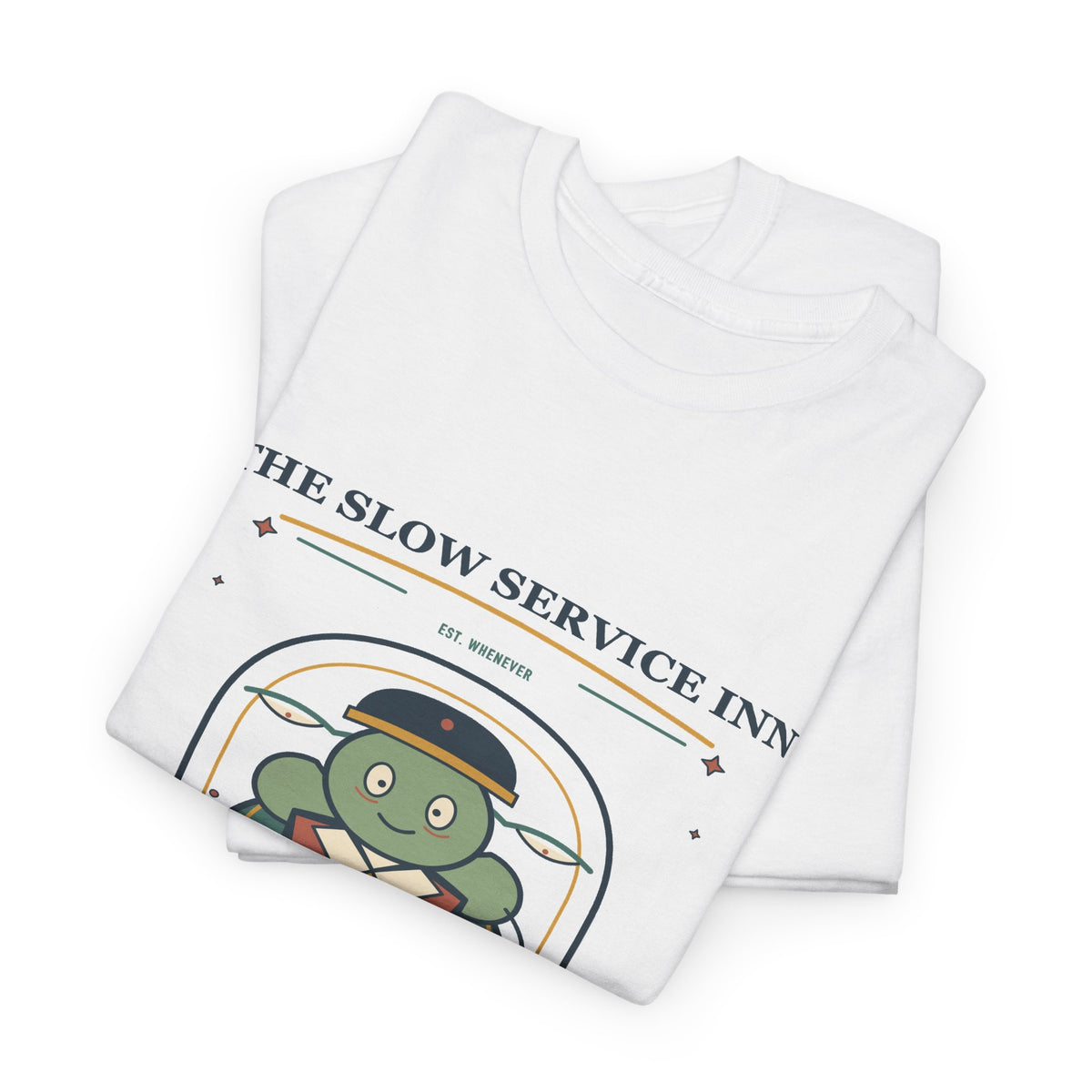 The Slow Service Inn — Check-In Is a Journey T-Shirt