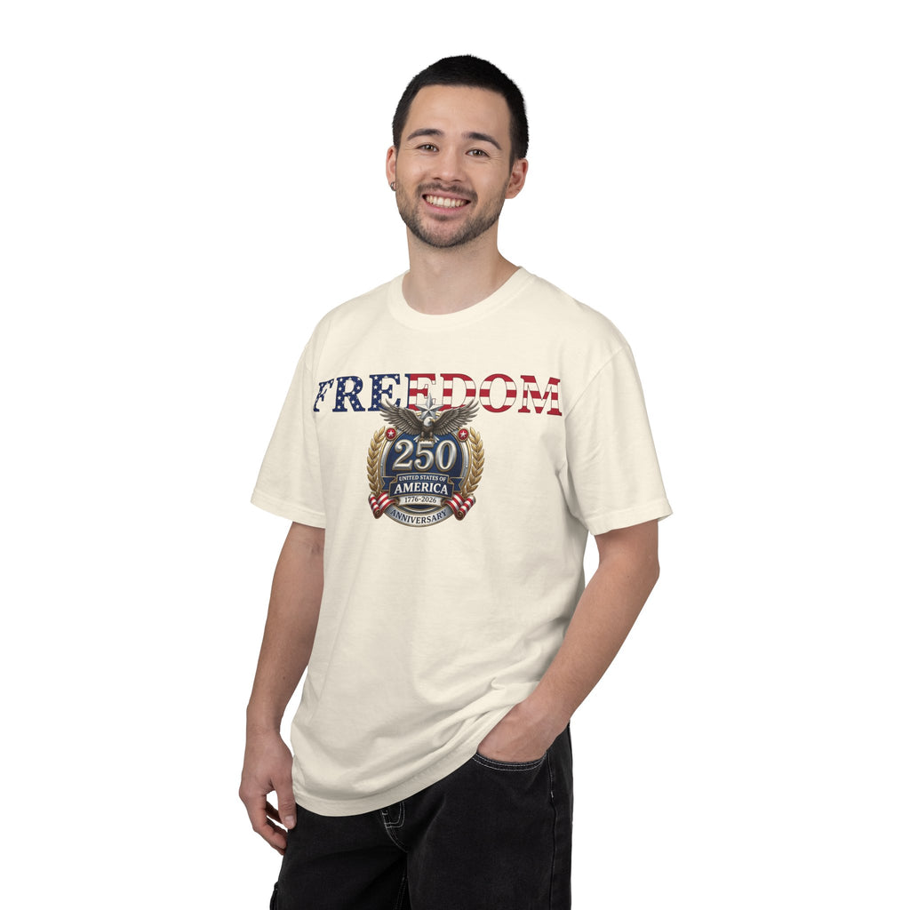 Freedom America 250 Shirt, Semiquincentennial 1776-2026 Tee, Patriotic Anniversary Shirt, Fourth Of July Gift