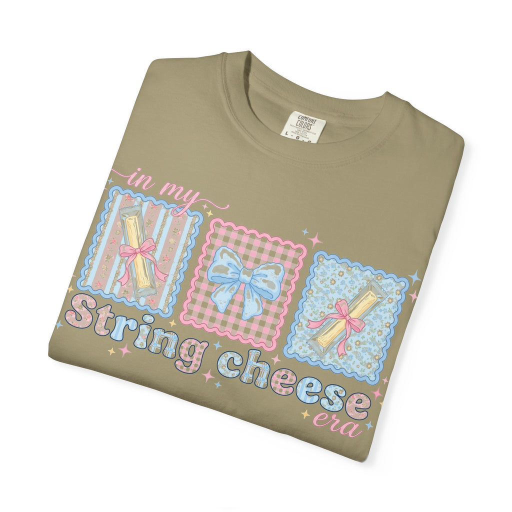 In My String Cheese Era Shirt, Coquette Bow Snack Tee, Funny Girl Dinner Shirt, Cute Gift