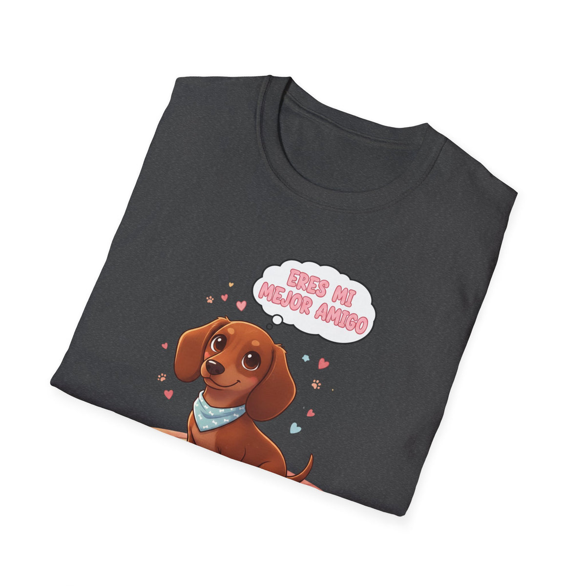 Cute Dachshund T‑Shirt — "Adopt Me, Please?" Puppy Graphic Tee