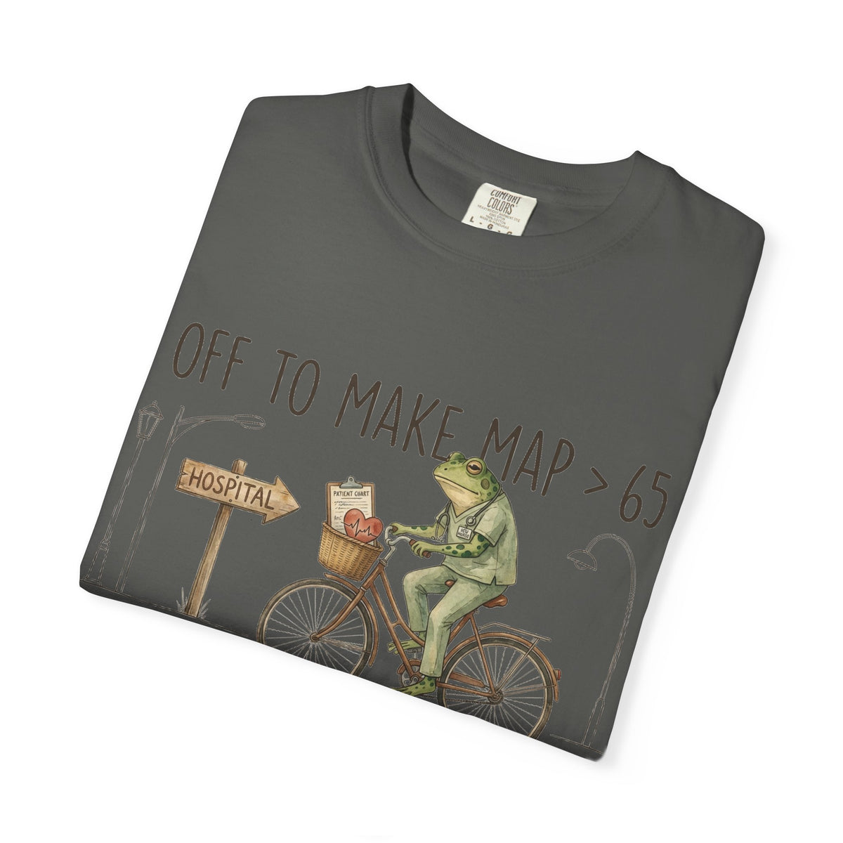 Off To Make MAP Over 65 Shirt, Funny ICU Nurse Frog Tee, Critical Care Nurse Shirt, RN Gift