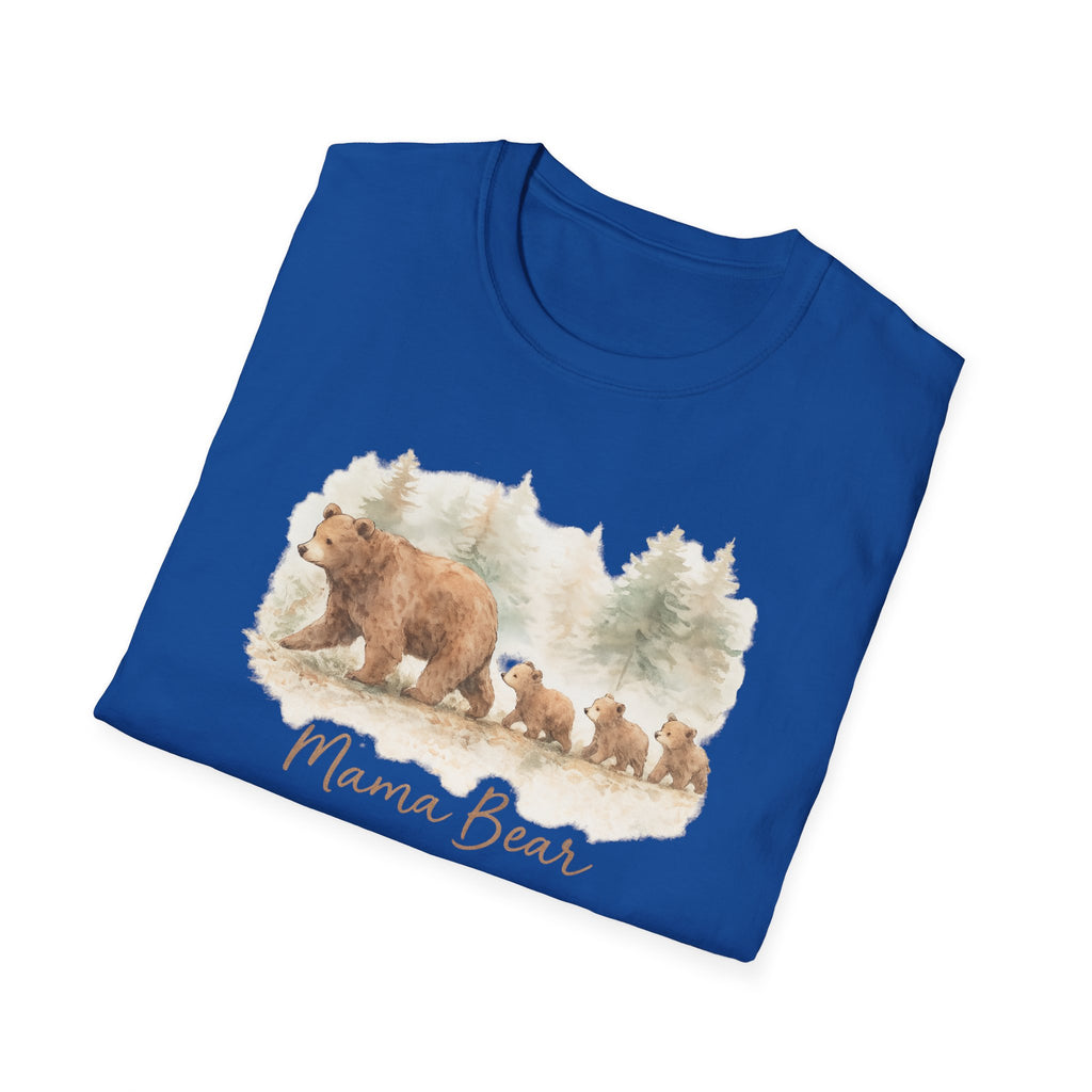 Mama Bear T-Shirt — Woodland Bear Mom Graphic Tee