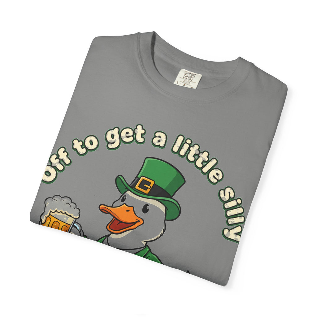 Off To Get A Little Silly Duck Shirt, Leprechaun Suit Beer Duck Tee, Funny St Patricks Day Shirt, Irish Gift