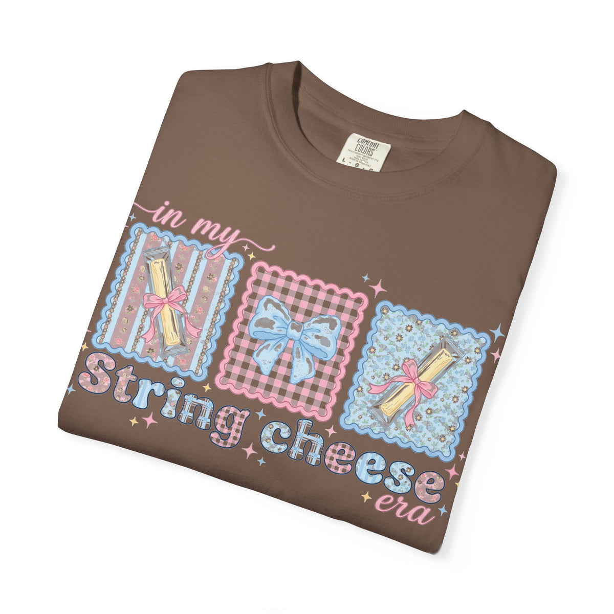 In My String Cheese Era Shirt, Coquette Bow Snack Tee, Funny Girl Dinner Shirt, Cute Gift