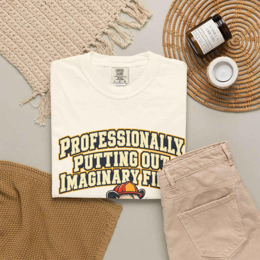 Professionally Putting Out Imaginary Fires Shirt | funny coworker gift