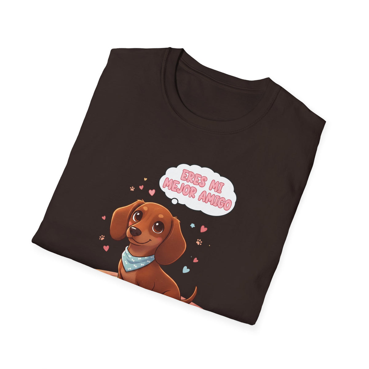 Cute Dachshund T‑Shirt — "Adopt Me, Please?" Puppy Graphic Tee