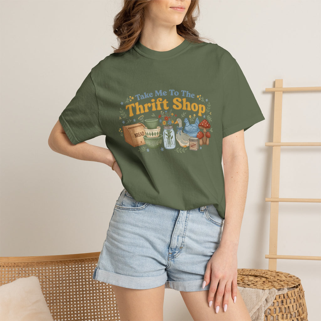 Take Me To The Thrift Shop Shirt, Vintage Pyrex Thrifting Tee, Secondhand Lover Shirt, Thrifter Gift