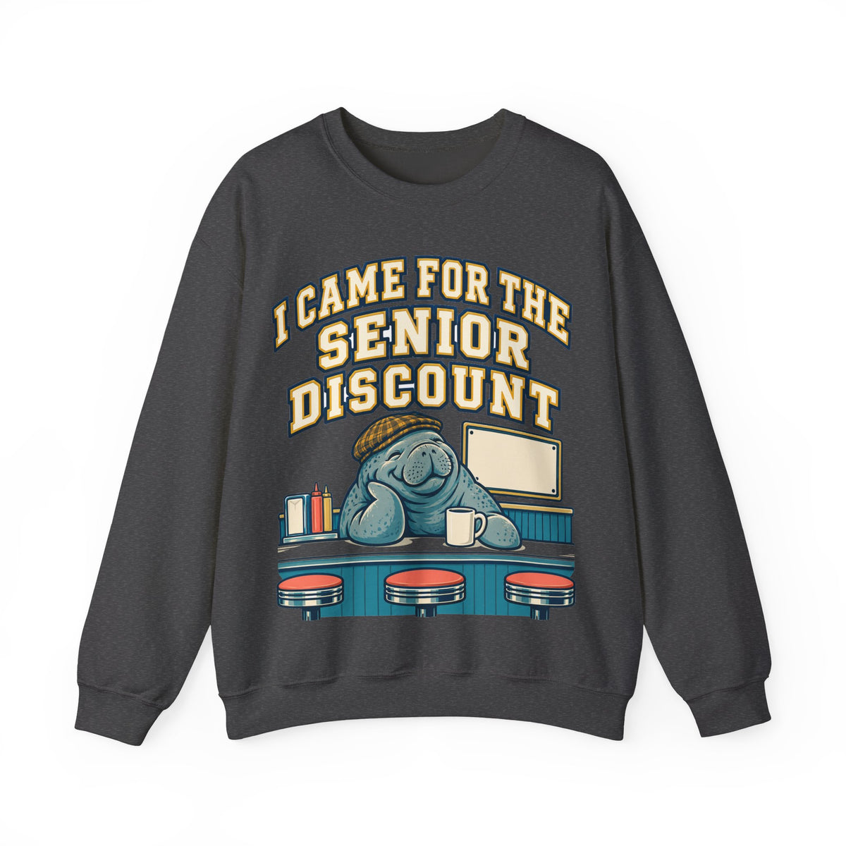 Funny Retirement Sweatshirt I Came For The Senior Discount, Retirement Gift Sweatshirt, Graphic Sweatshirt