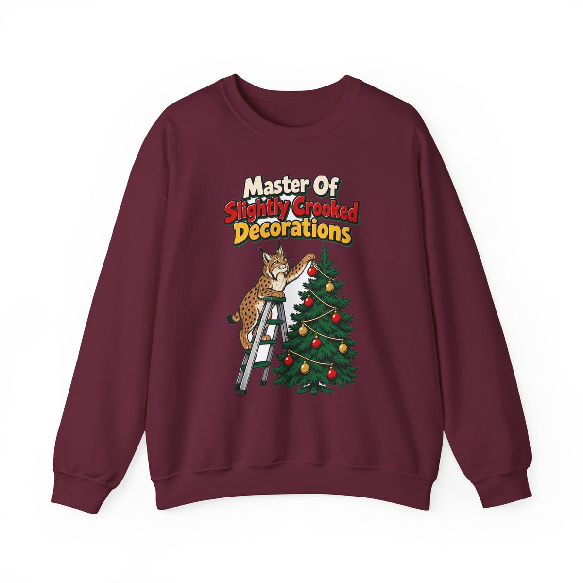 Master Of Slightly Crooked Decorations Sweatshirt | funny husband gift | Dad Gift