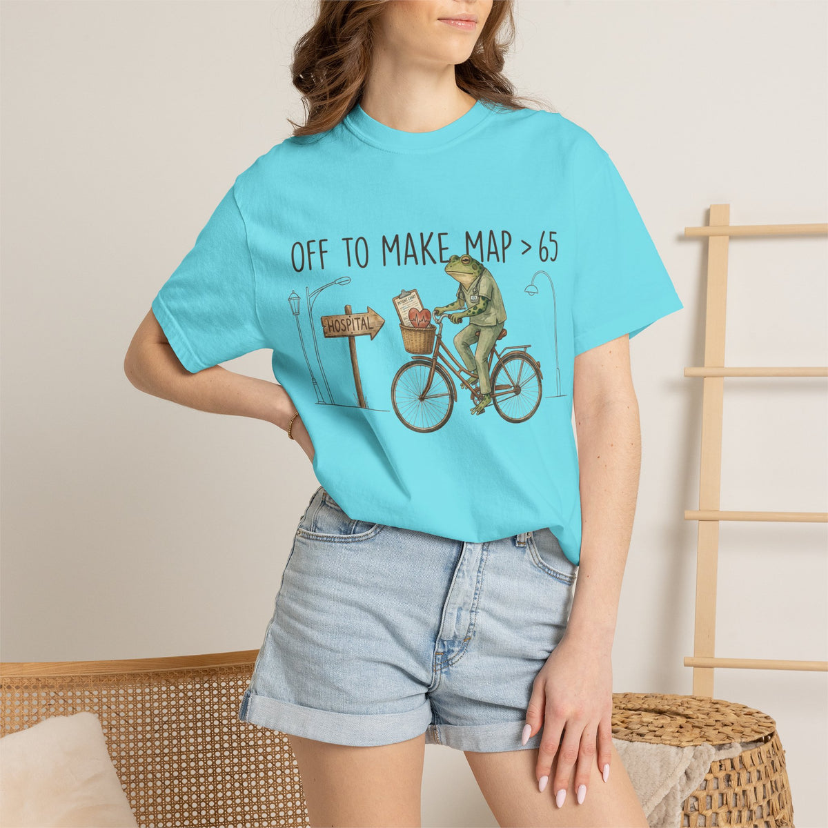 Off To Make MAP Over 65 Shirt, Funny ICU Nurse Frog Tee, Critical Care Nurse Shirt, RN Gift