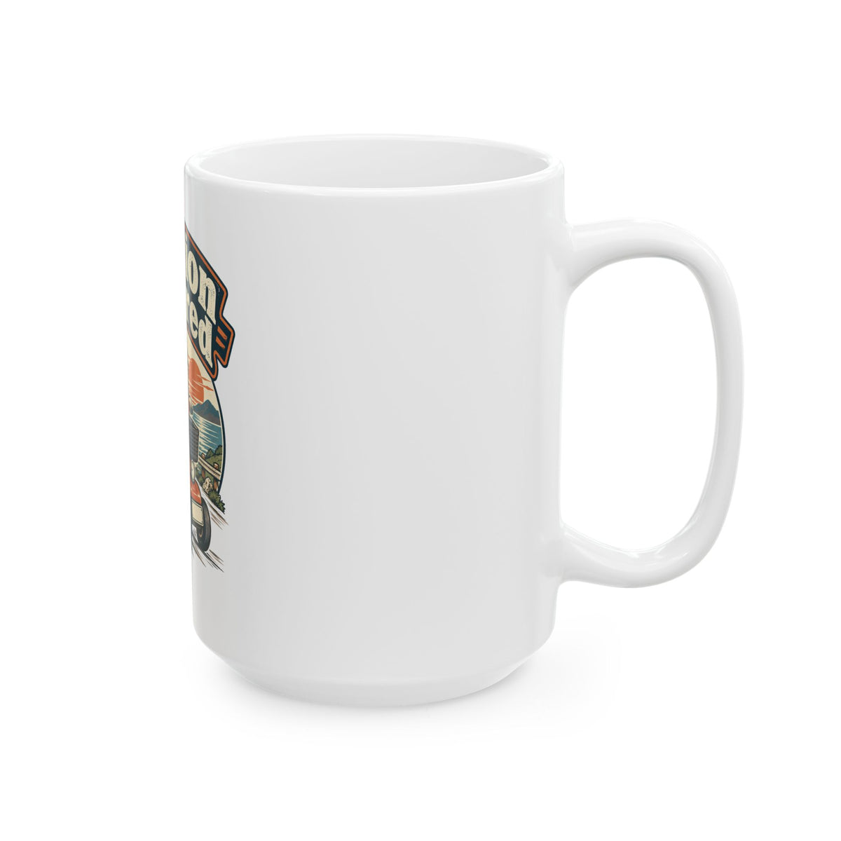 Pension Powered Mug, Funny Retirement Gift for Coworker, Retired Christmas Gift, Coffee Mug 11oz 15oz