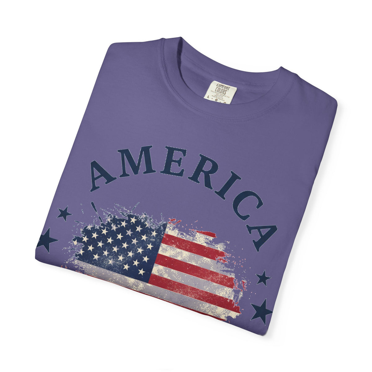 America 1776 2026 Arched Shirt, Vintage Flag Splash Tee, Patriotic Americana Shirt, Independence Day Gift