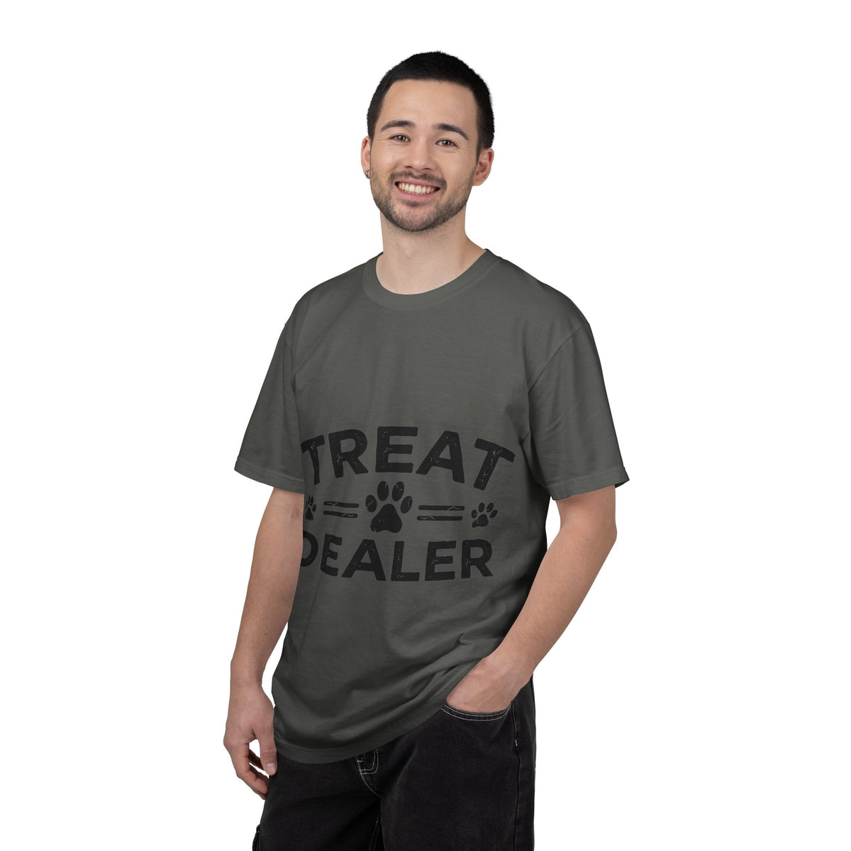 Treat Dealer Shirt, Funny Dog Mom Paw Print Tee, Pet Treat Shirt, Dog Lover Gift