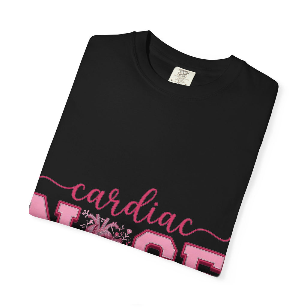 Cardiac Nurse Anatomical Heart Shirt, Pink Varsity Cardiology Tee, Cardiac RN Shirt, Nurse Gift