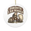 Forsooth I Am Winded Ornament, Funny Gym Lover Gift for Him Her, Workout Christmas Gift, Christmas Ornament 2026