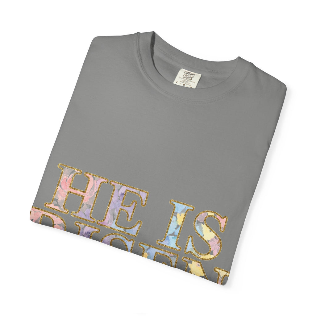 He Is Risen Shirt, Matthew 28:6 Easter Tee, Watercolor Christian Easter Shirt, Faith Gift