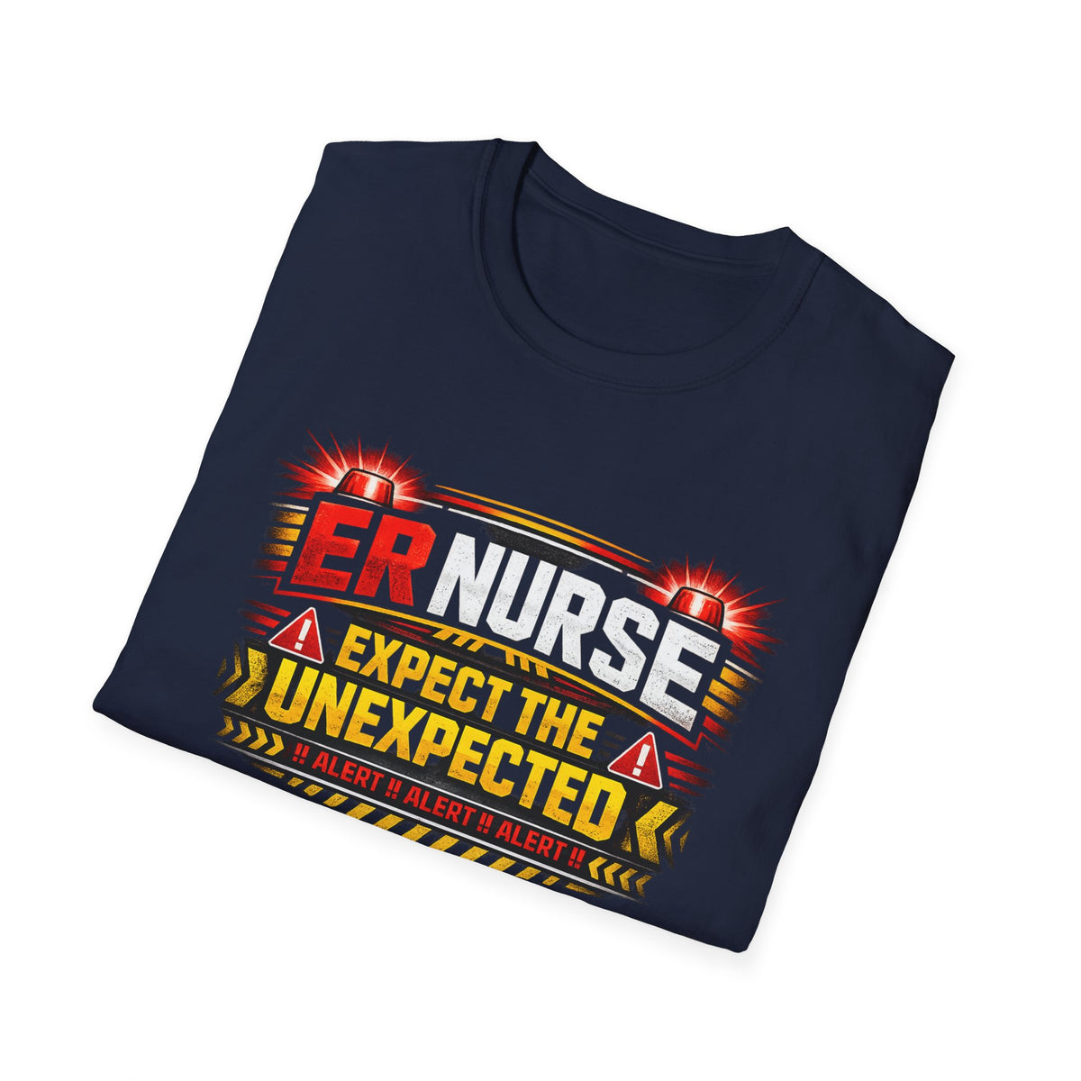 ER Nurse T-Shirt – "Expect the Unexpected" Emergency Room Tee