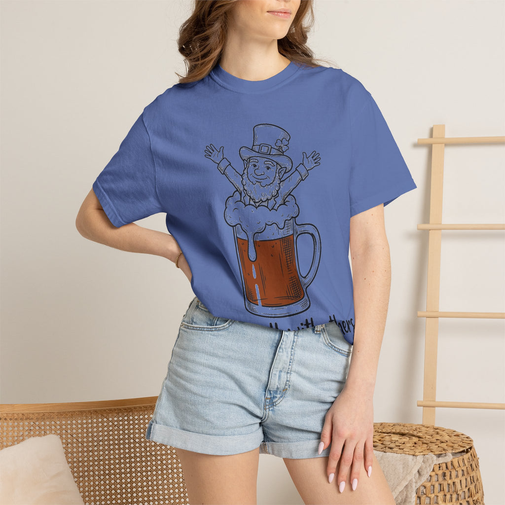 Drinks Well With Others Shirt, Funny Leprechaun Beer Tee, St Patricks Day Pub Shirt, Irish Gift