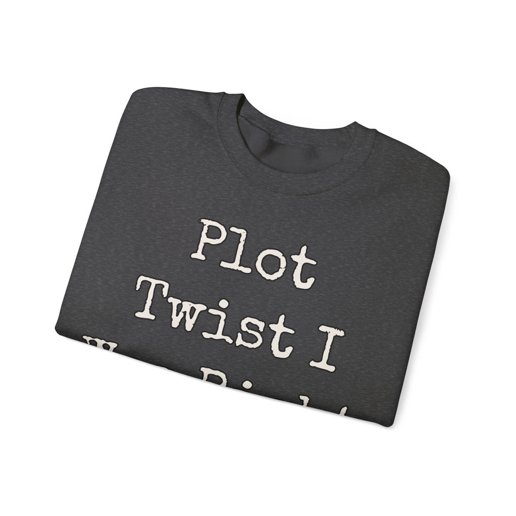 Sarcastic Sweatshirt For Women Plot Twist I Was Right | Funny Sarcasm Sweatshirt | Sarcastic Quote Sweatshirt | Gift